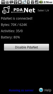 PdaNet Tablet android App screenshot 0